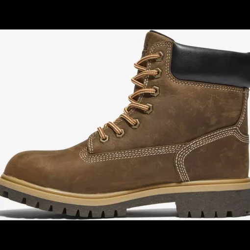 Timberland Pro Women's Direct Attach 6" WP Work Boot -Brown- TB1A2QX7214