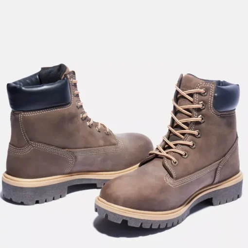 Timberland Pro Women's Direct Attach 6" WP Work Boot -Brown- TB0A2R2A214