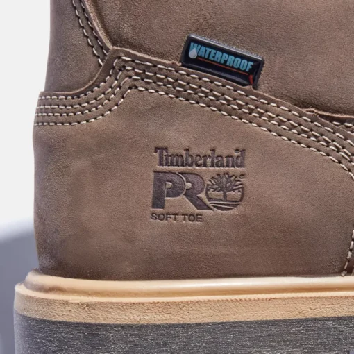 Timberland Pro Women's Direct Attach 6" WP Work Boot -Brown- TB0A2R2A214