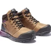 Timberland Pro Women's Reaxion Comp Toe WP Work Boot Brown TB1A219B214