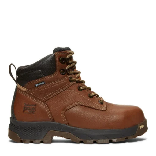 Timberland Pro Women's Titan EV 6" Comp Toe WP Work Boot - Brown - TB0A5P1A214