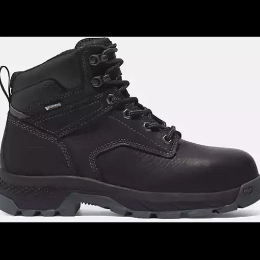 Timberland Pro Women's Titan 6" Comp Toe WP Work Boot -Black- TB1A5WUY001