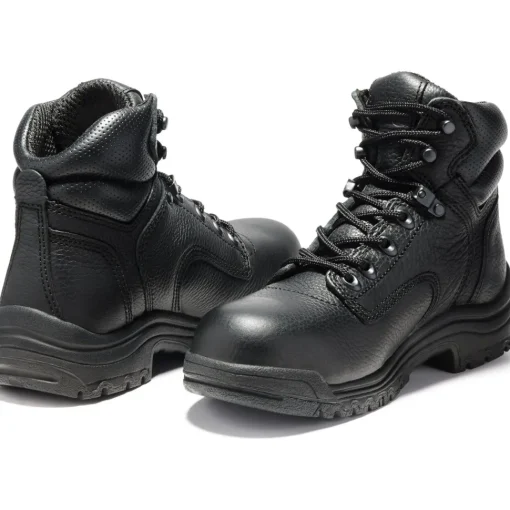 Timberland PRO Women's TITAN 6" Alloy Toe Work Boot Black TB172399001