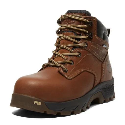 Timberland Pro Women's Titan EV 6" Comp Toe WP Work Boot - Brown - TB0A5P1A214