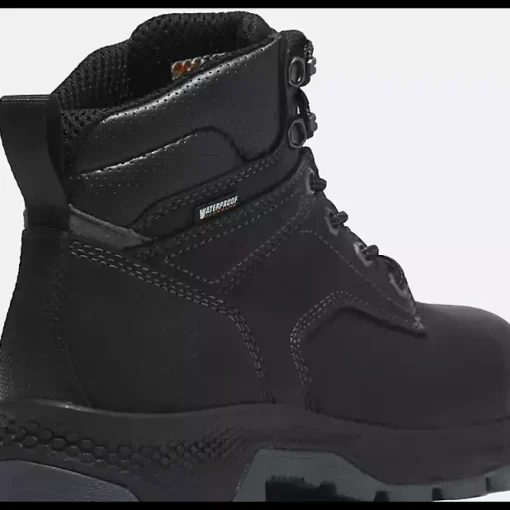 Timberland Pro Women's Titan 6" Comp Toe WP Work Boot -Black- TB1A5WUY001