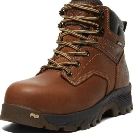 Timberland Pro Women's Titan EV 6" Comp Toe WP Work Boot- Brown- TB1A5P1A214