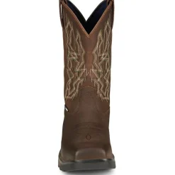 Tony Lama Men's Anchor 11' Comp Toe WP Western Work Boot -Brown- TW3415