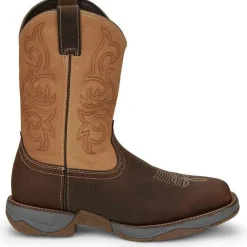Tony Lama Men's Junction 11' Steel Toe Western Work Boot -Brown- RR3350