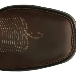 Tony Lama Men's Junction 11' Steel Toe WP Western Work Boot -Brown- RR3352