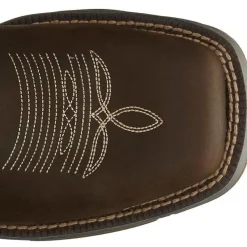 Tony Lama Men's Junction 11' Steel Toe Western Work Boot -Brown- RR3350