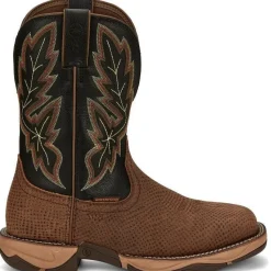 Tony Lama Men's Medford 11' Steel Toe WP Western Work Boot- Brown- RR3373