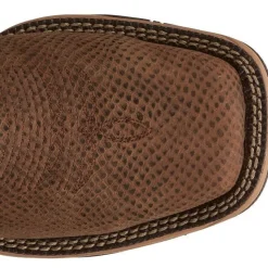 Tony Lama Men's Medford 11' Steel Toe WP Western Work Boot- Brown- RR3373