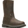 Wolverine Men's Floorhand Steel Toe WP Wellington Work Boot -Brown- W231025
