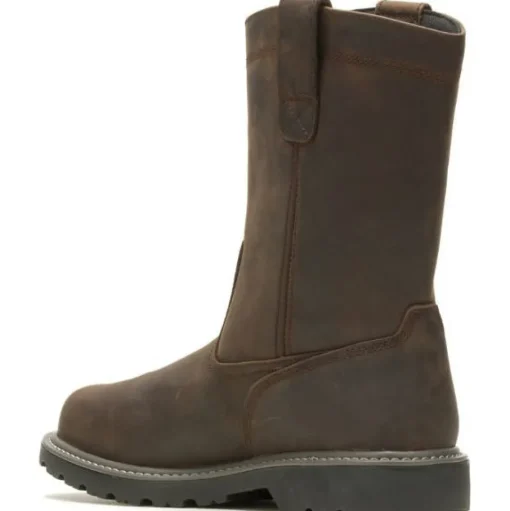 Wolverine Men's Floorhand Steel Toe WP Wellington Work Boot -Brown- W231025