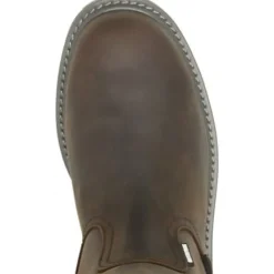 Wolverine Men's Floorhand Steel Toe WP Wellington Work Boot -Brown- W231025