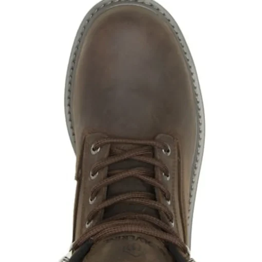 Wolverine Men's Floorhand 6" Steel Toe WP Work Boot -Brown- W231024