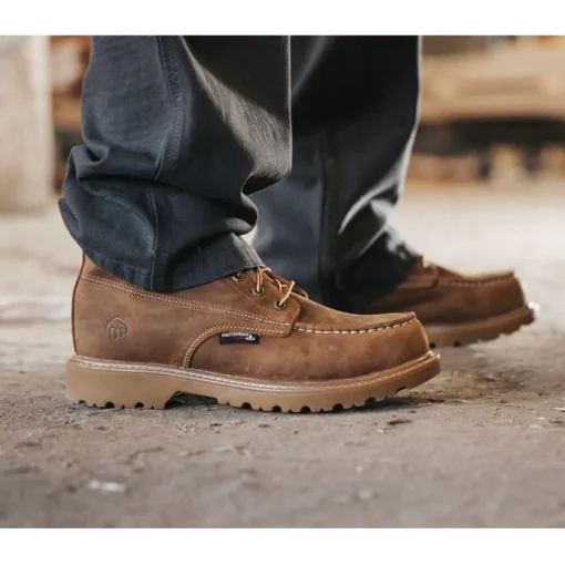 Wolverine Men's Floorhand 6" Steel Toe WP Work Boot -Tan- W221049
