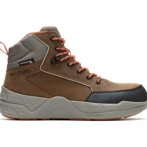 Wolverine Men's ProShift LX 6" Soft Toe WP Work Boot- Brown- W240002