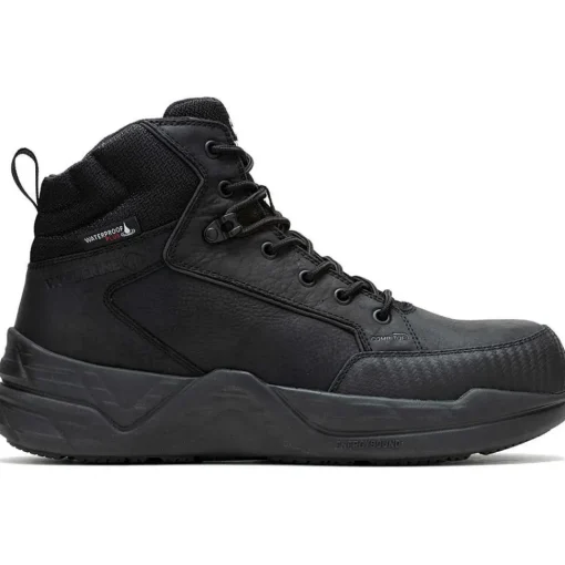 Wolverine Men's ProShift LX 6" Soft Toe WP Work Boot- Black- W240001