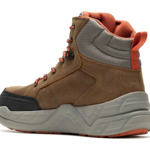 Wolverine Men's ProShift LX 6" Soft Toe WP Work Boot- Brown- W240002
