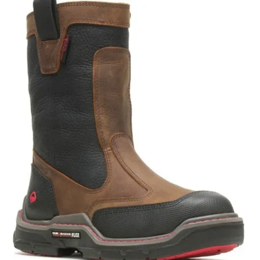 Wolverine Men's Raider Durashocks HD 10" WP Work Boot Brown W221005