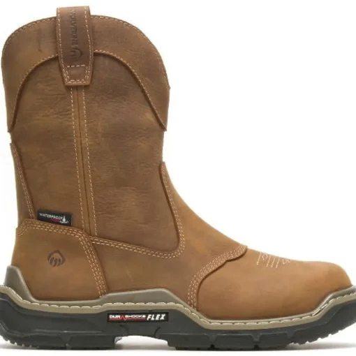 Wolverine Men's Raider Durashocks WP Western Work Boot Brown W220038