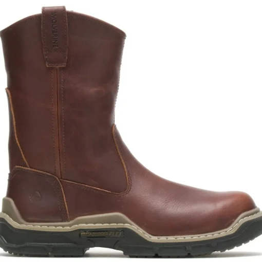 Wolverine Men's Raider Durashocks Soft Toe Wellington Work Boot- W210063