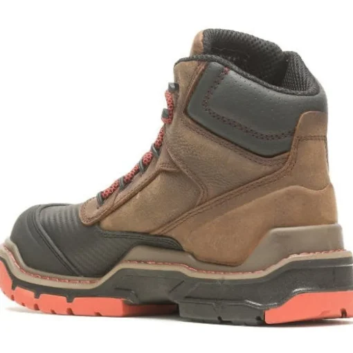 Wolverine Men's Raider Durashocks 6" WP Carbonmax Work Boot -Brown- W231042