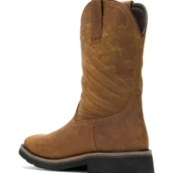 Wolverine Men's Rancher Flag Lx Steel Toe WP Work Boot -Brown- W241184