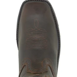 Wolverine Men's Rancher Soft Toe Western Work Boot- Brown/Rust- W10704