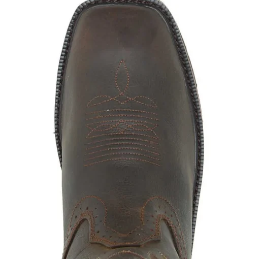 Wolverine Men's Rancher Steel Toe Western Work Boot- Brown- W10702