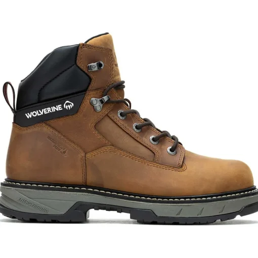 Wolverine Men's Reforce EnergyBound 6" Soft Toe WP Work Boot- Cashew- W240009
