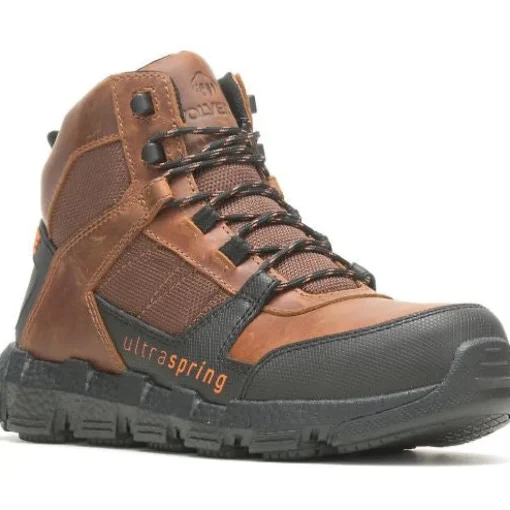Wolverine Men's Rev 6" UltraSpring Durashocks ST Work Boot - Tobacco - W220018
