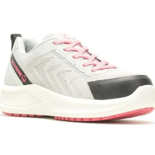 Wolverine Women's Bolt Durashocks Knit Carbonmax Work Shoe -Grey- W231011