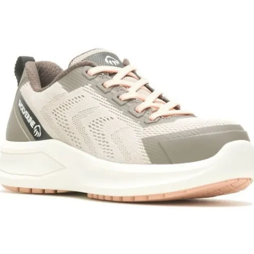 Wolverine Women's Bolt Durashocks Knit Carbonmax Work Shoe -Cement- W231010