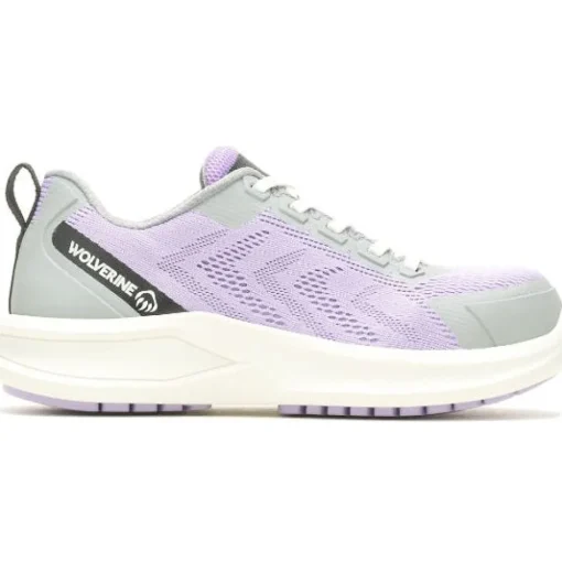 Wolverine Women's Bolt Durashocks Knit Work Shoe -Lavendar- W231009