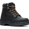 Wolverine Women's Carlsbad 6" Steel Toe WP Work Boot- Black- W241013