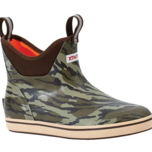 Xtratuf Men's 6" Mossy Oak Bottomlands Ankle Deck WP Boot - XMABMOB