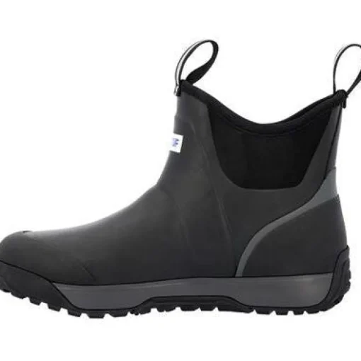 Xtratuf Men's Ice Fleege Lined WP Ankle Deck Work Boot -Black- AIMR000