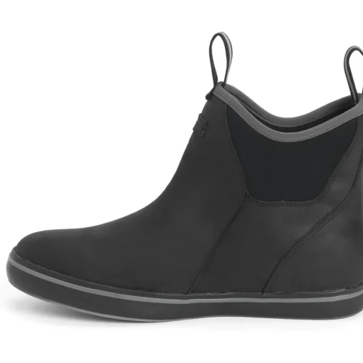 Xtratuf Men's Leather 6" Ankle Deck WP Work Boot - Black - XAL-000