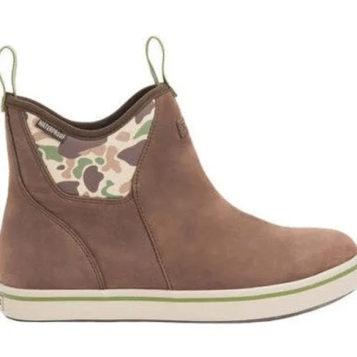 Xtratuf Men's Leather 6" WP Ankle Deck Work Boot -Camo- XALDCAM