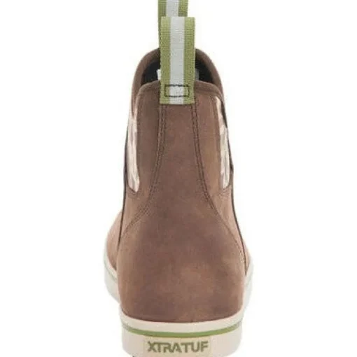 Xtratuf Men's Leather 6" WP Ankle Deck Work Boot -Camo- XALDCAM