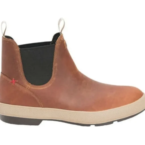 Xtratuf Men's Legacy Waterproof Leather Chelsea Boot - Brown - LCM700