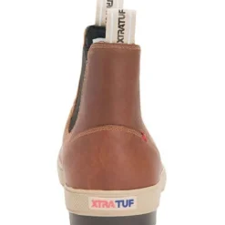 Xtratuf Men's Legacy Waterproof Leather Chelsea Boot - Brown - LCM700