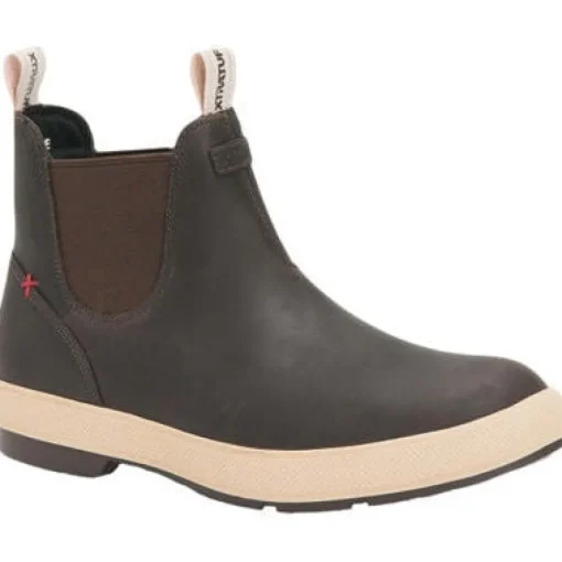 Xtratuf Men's Legacy WP Slip Resis Leather Chelsea Boot -Brown- LCM900