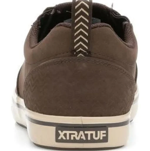 Xtratuf Men's Sharkbyte Leather Slip-On Outdoor Shoe- Chocolate- 22501