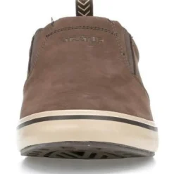 Xtratuf Men's Sharkbyte Leather Slip-On Outdoor Shoe- Chocolate- 22501
