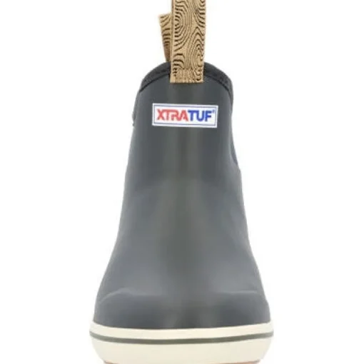 Xtratuf Men's Trolling Pack 6" WP Slip Resistant Ankle Deck Boot -Grey- XMAB1TP