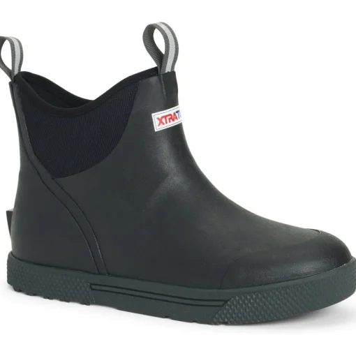 Xtratuf Men's Wheelhouse 6" Ankle Deck WP Boot - Black - XMW-000