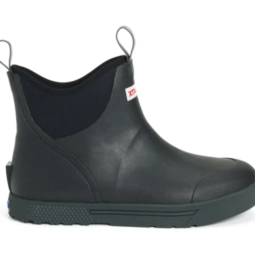Xtratuf Men's Wheelhouse 6" Ankle Deck WP Boot - Black - XMW-000